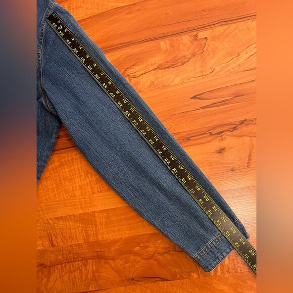Woolrich Classic Blue Denim Jacket 🔥 excellent condition 🔥 stretch 🔥 XL - Picture 7 of 10
